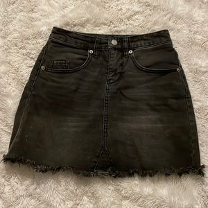 Wild Fable Black Denim Skirt